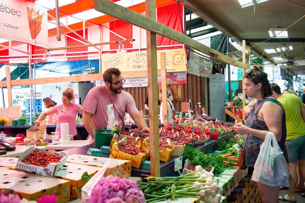 Feria de frutas y verduras